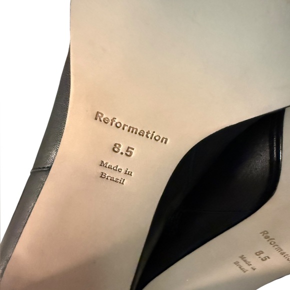 Reformation Gillian Black Boots – Sz 8.5 - Picture 10 of 10